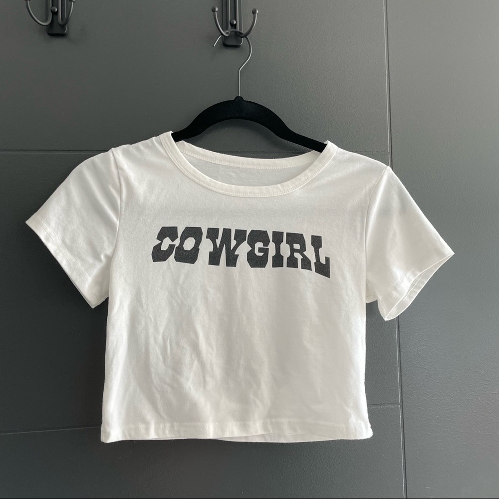 Cowgirl crop top